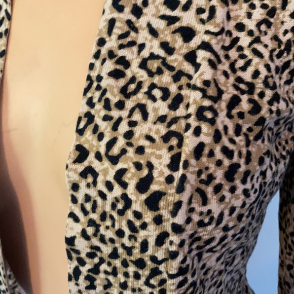 Calvin Klein leopard knit sweater - Picture 2 of 3